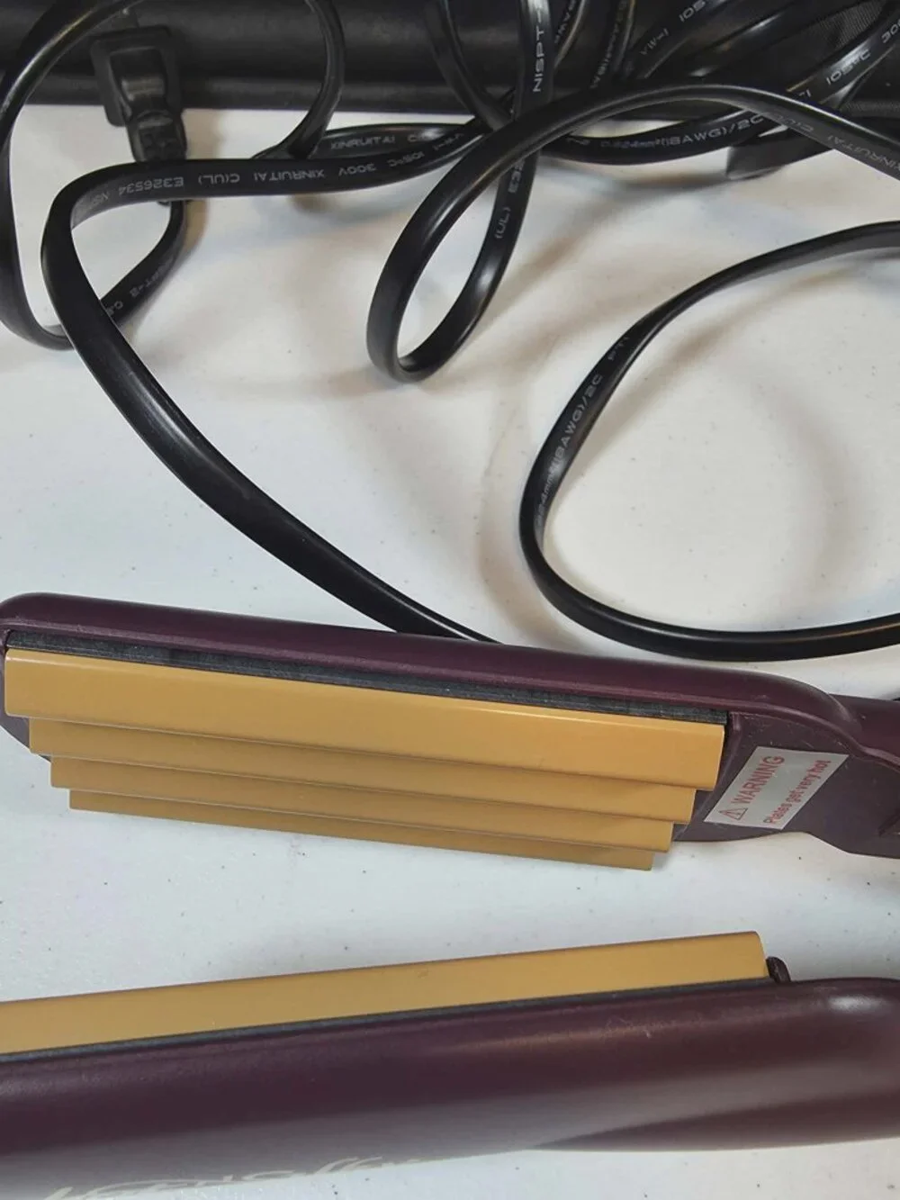 HOT N SILKY CRIMPER HAIR IRON CRIMPING WAVES TESTED WORKS
